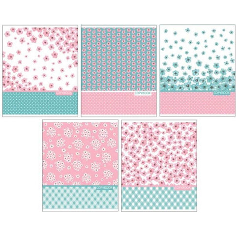 тетрадь 96 листов Нежные цветы 44552/5 в клетку