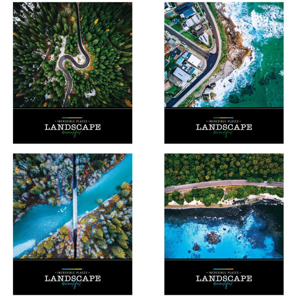 тетрадь 96 листов Incredible places в клетку 29827 (294675)