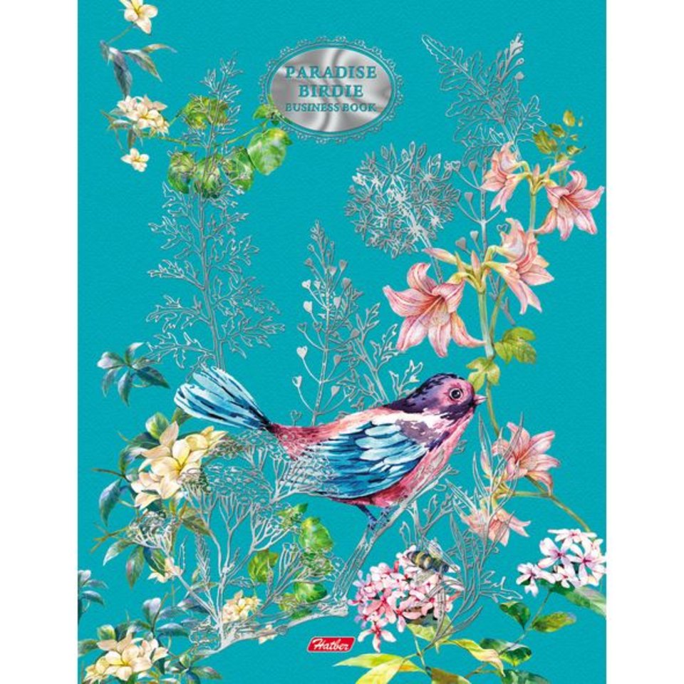 блокнот А5 80 листов Райские пташки интегральный переплет на гребне переплет 3Dф 17283 (50521)
