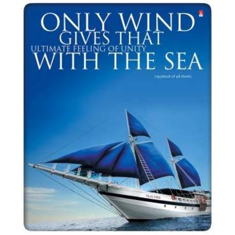 тетрадь 48 листов Парусники 7-48-708 в клетку