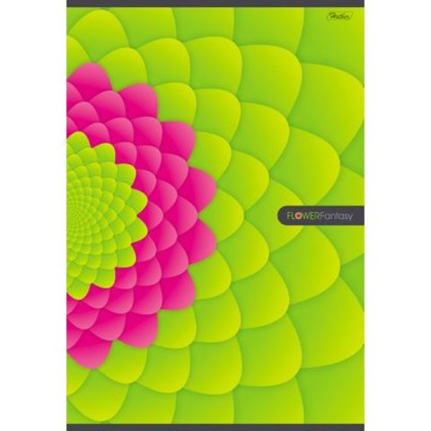 тетрадь А4 96 листов Flower Fantasy в клетку