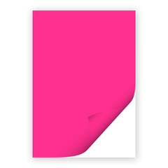 бумага самоклеящаяся А4 флуоресцентная матовая розовая 44210297