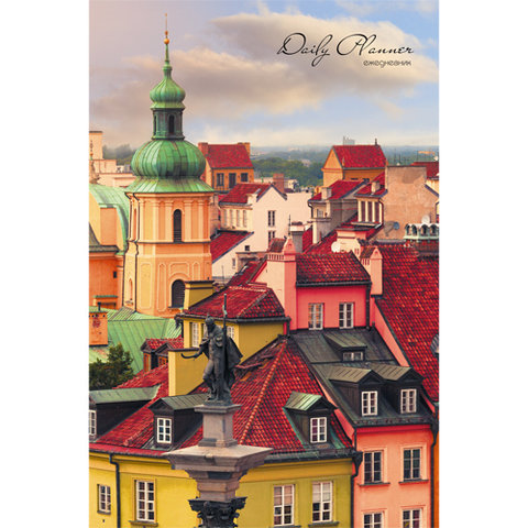 ежедневник полудатированный А5 Крыши домов 19519213