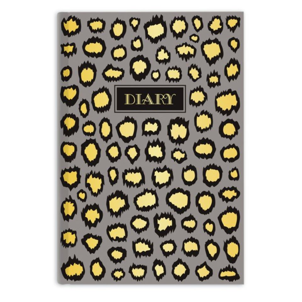 ежедневник недатированный А5 80л Diary Золото Софт-тач 47813