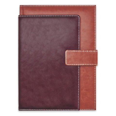 ежедневник недатированный А4 полудатированный органайзер Сариф коричневый + Виннер 47571 Escalada