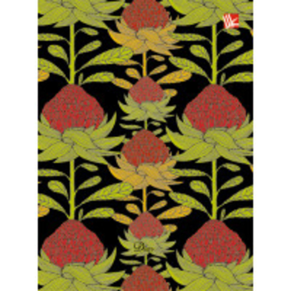 ежедневник недатированный А6 Бордовые бутоны 17612805