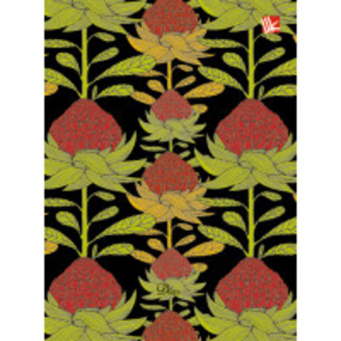 ежедневник недатированный А6 Бордовые бутоны 17612805