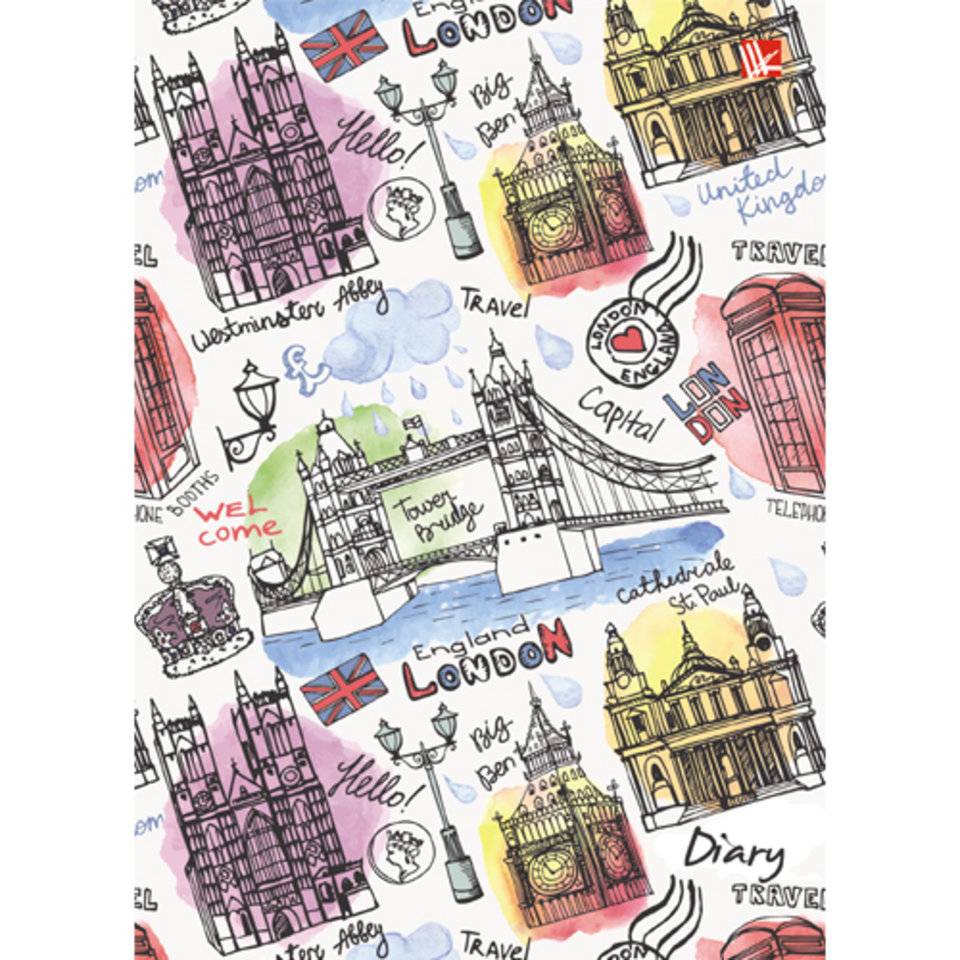 ежедневник недатированный А5 Путешествие по Лондону 17511206