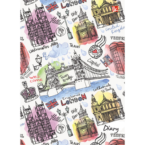 ежедневник недатированный А5 Путешествие по Лондону 17511206