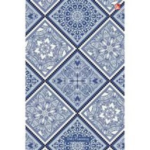 ежедневник недатированный А5 Орнамент Голубой узор 17511205