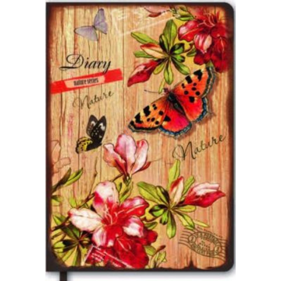 ежедневник недатированный А5 Бабочки в цветах 36331/20