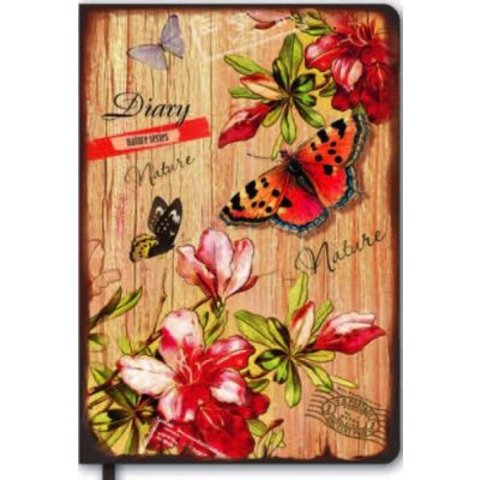 ежедневник недатированный А5 Бабочки в цветах 36331/20
