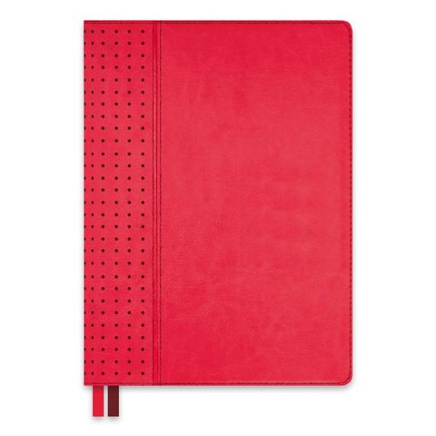 ежедневник полудатированный А5 Сариф красный/Виннер коричневый 47564 Escalada