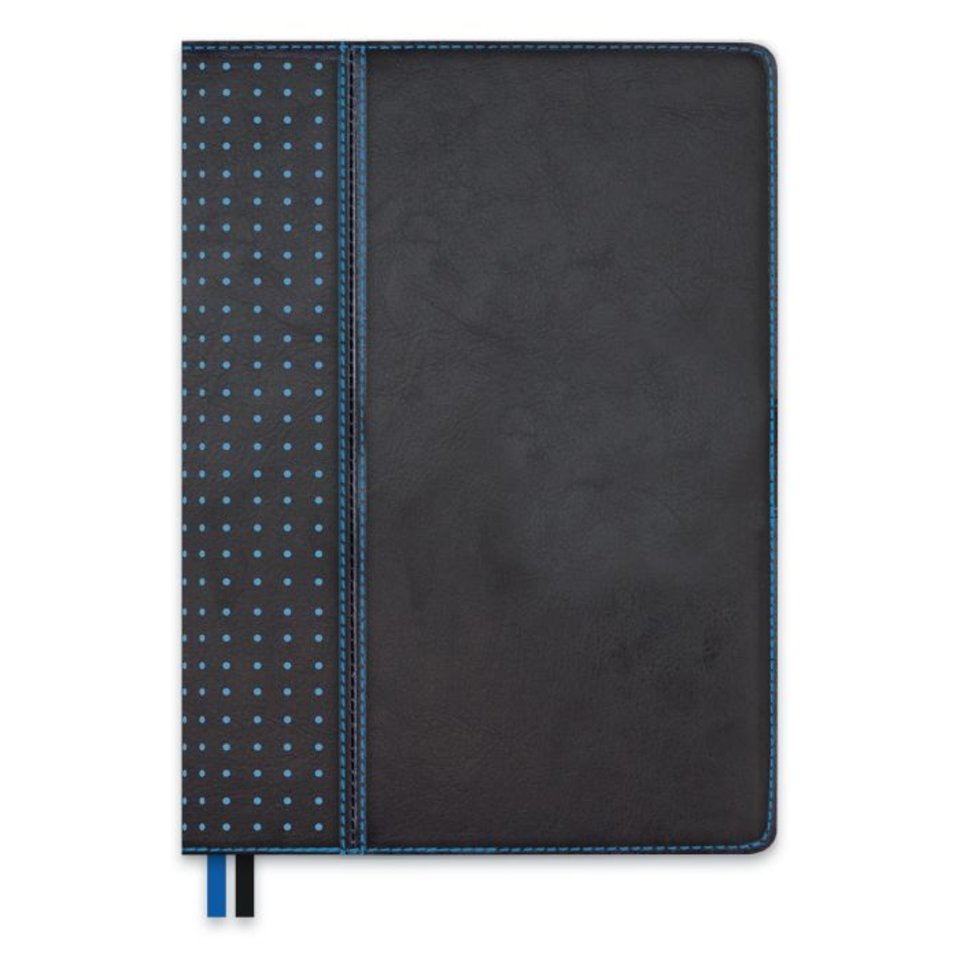 ежедневник полудатированный А5 Сариф черный/Виннер синий 47560 Escalada