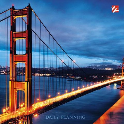 ежедневник недатированный 130х131 Мост 17612821