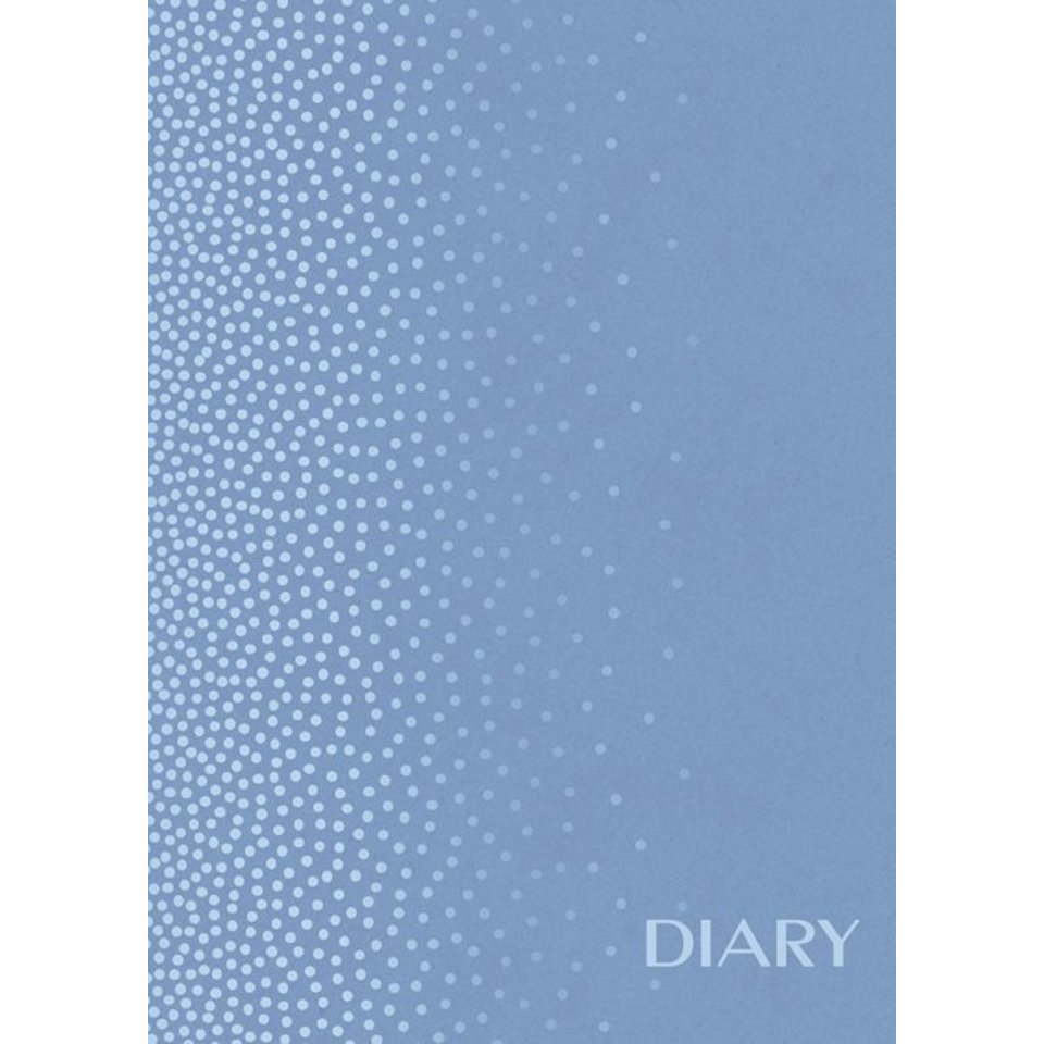 ежедневник недатированный А5 80л Diary Серебро на голубом 45782