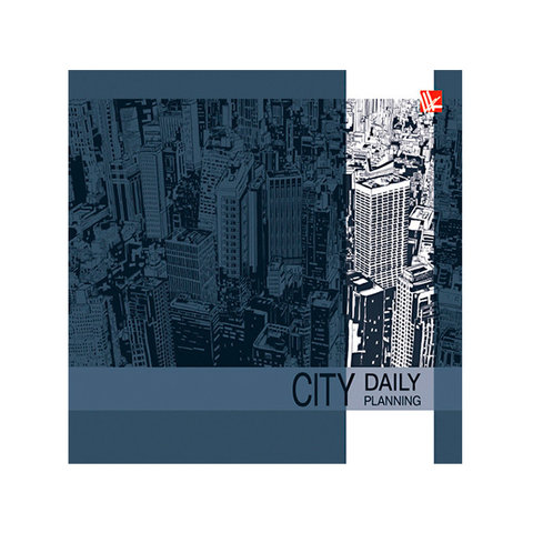 ежедневник недатированный 130х131 Деловой город 17612817