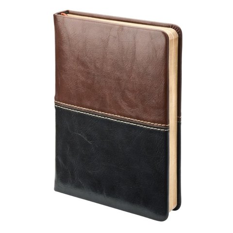 ежедневник недатированный А6 InFolio Atrium 120x170 I294/brown-black