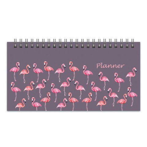 еженедельник недатированный А7 планинг Розовые фламинго 47802