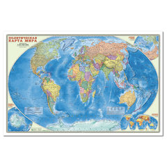 карта Мир политический 101х69см
