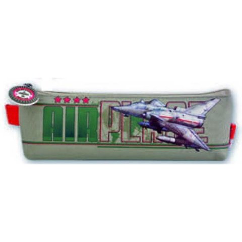 косметичка для мальчика Военный самолет 1 отделение 34758