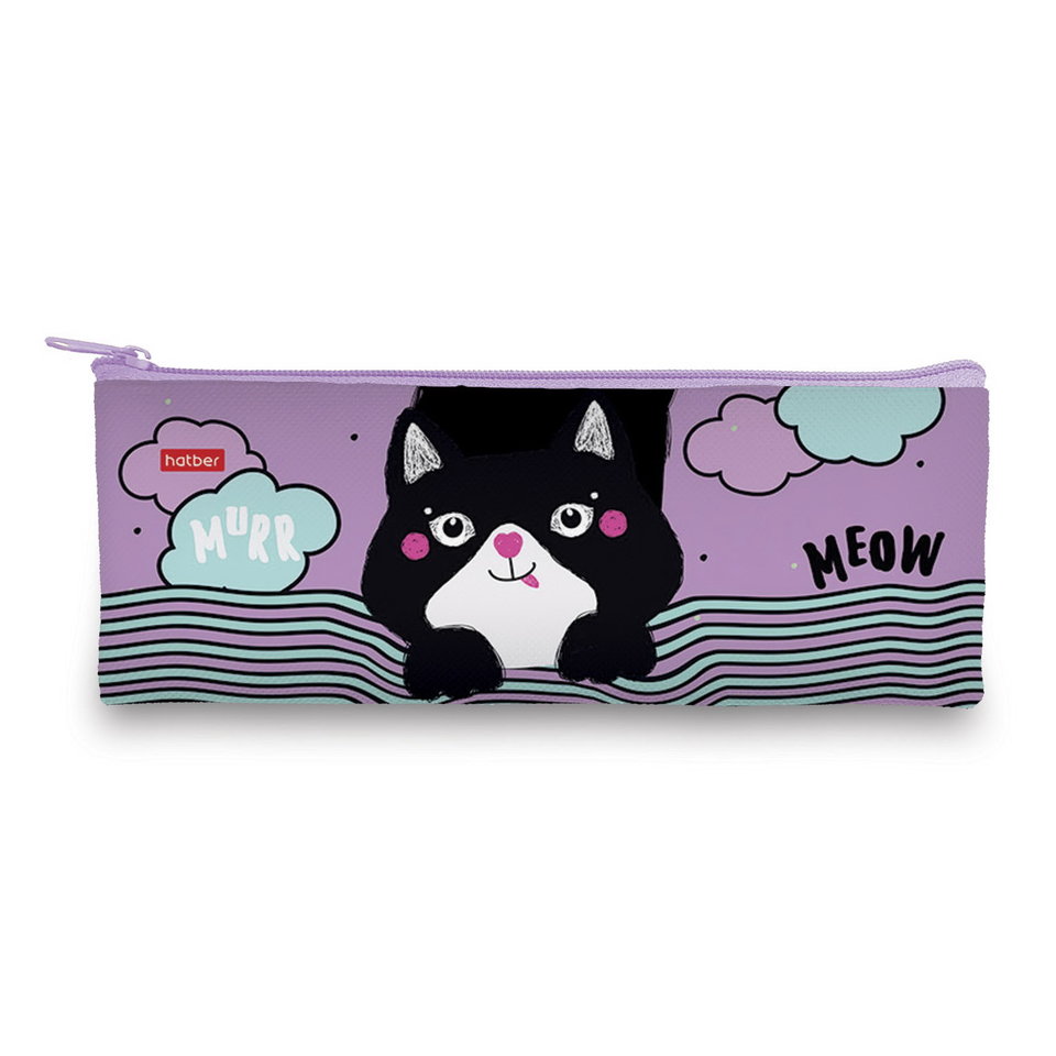 косметичка для девочки Смешной котик Npk 43143 Hatber