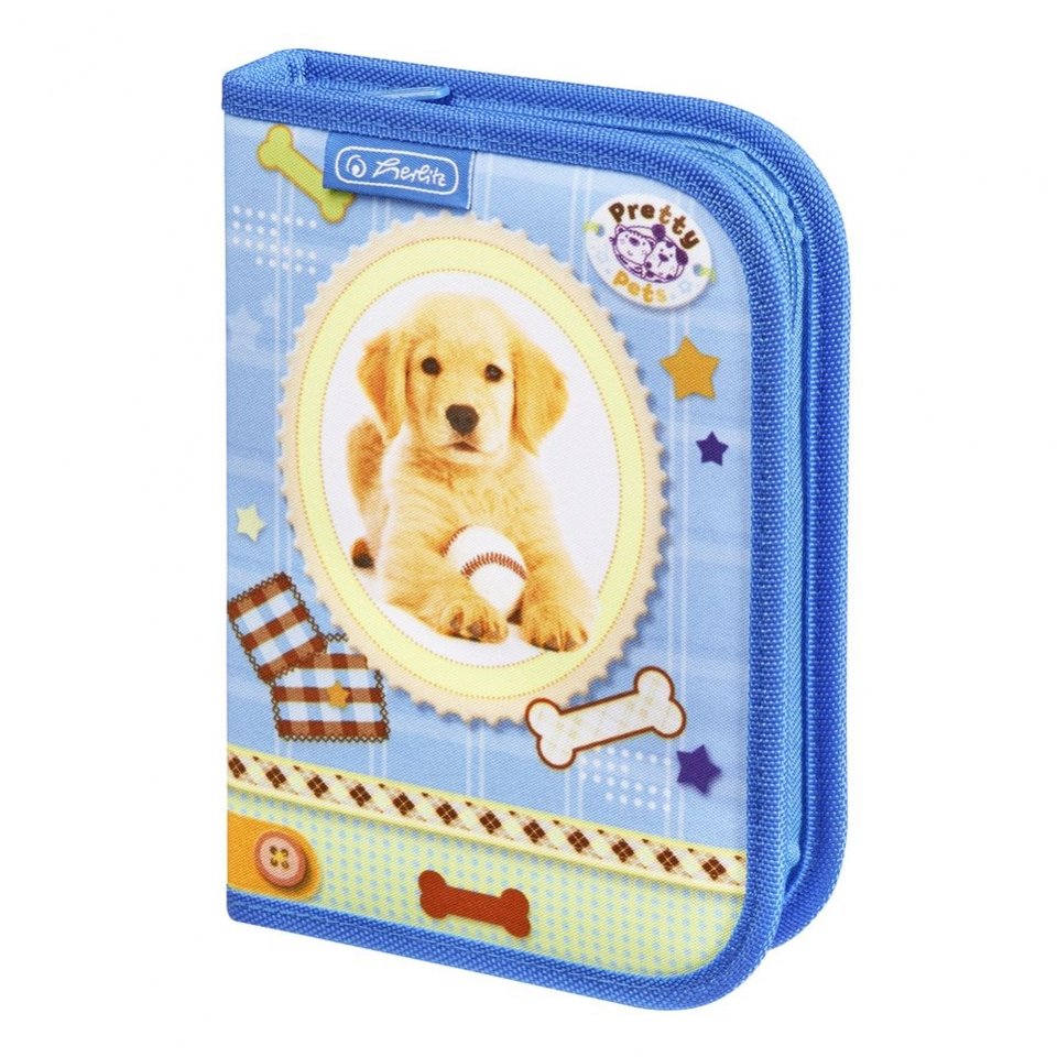 пенал для мальчика 11360724 HERLITZ Pretty Pets Собака
