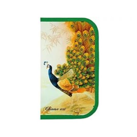 пенал для девочки ПК3-22 Оникс Павлины 1 отделение