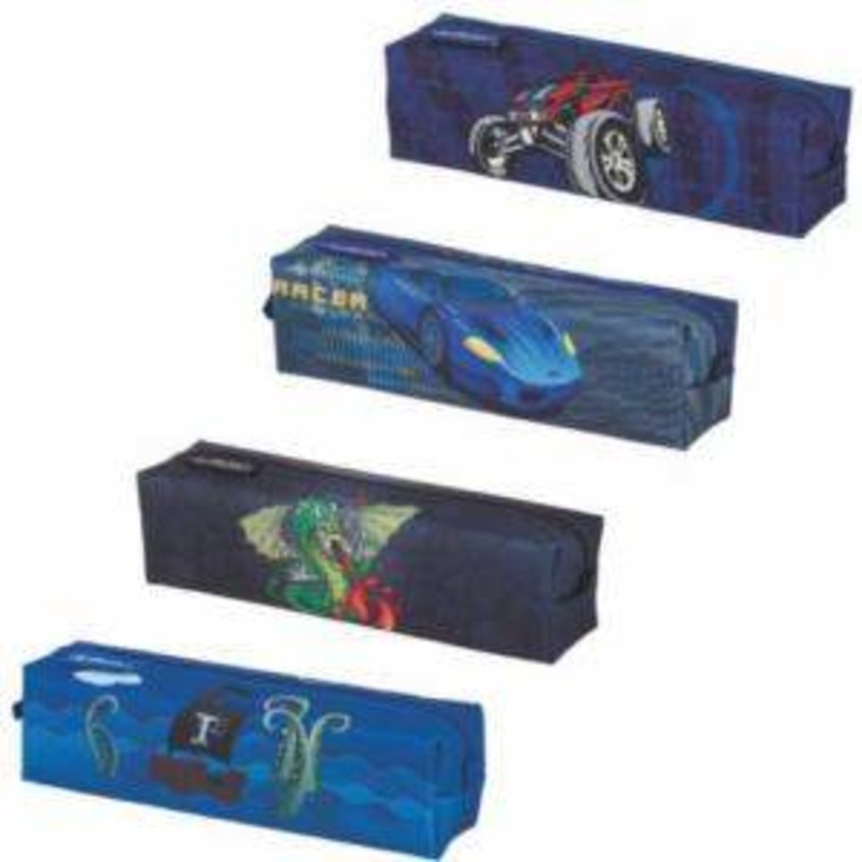 косметичка для мальчика 11413010 HERLITZ Quattro MINI Boys Внедорожник