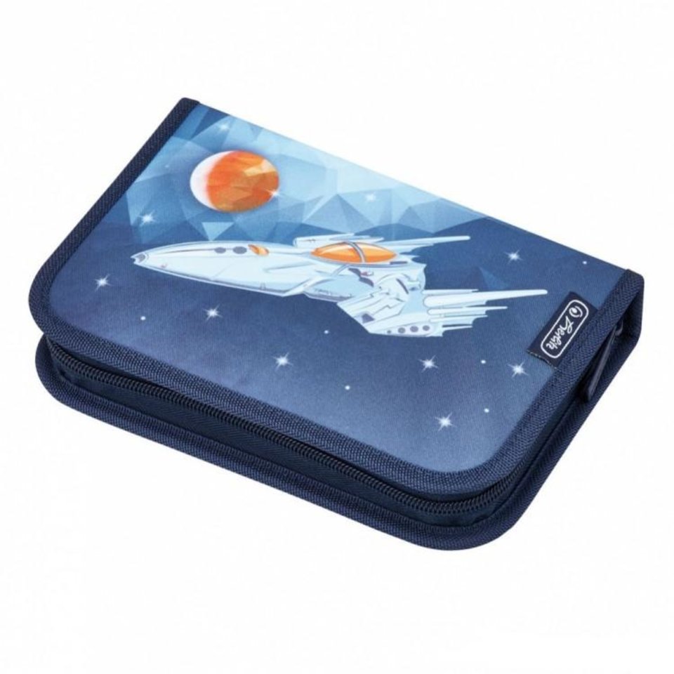 пенал для мальчика 50008490 HERLITZ Boys Космос 1 молния