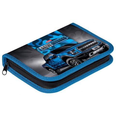 пенал для мальчика Hatber Внедорожник с планкой NPn 18061