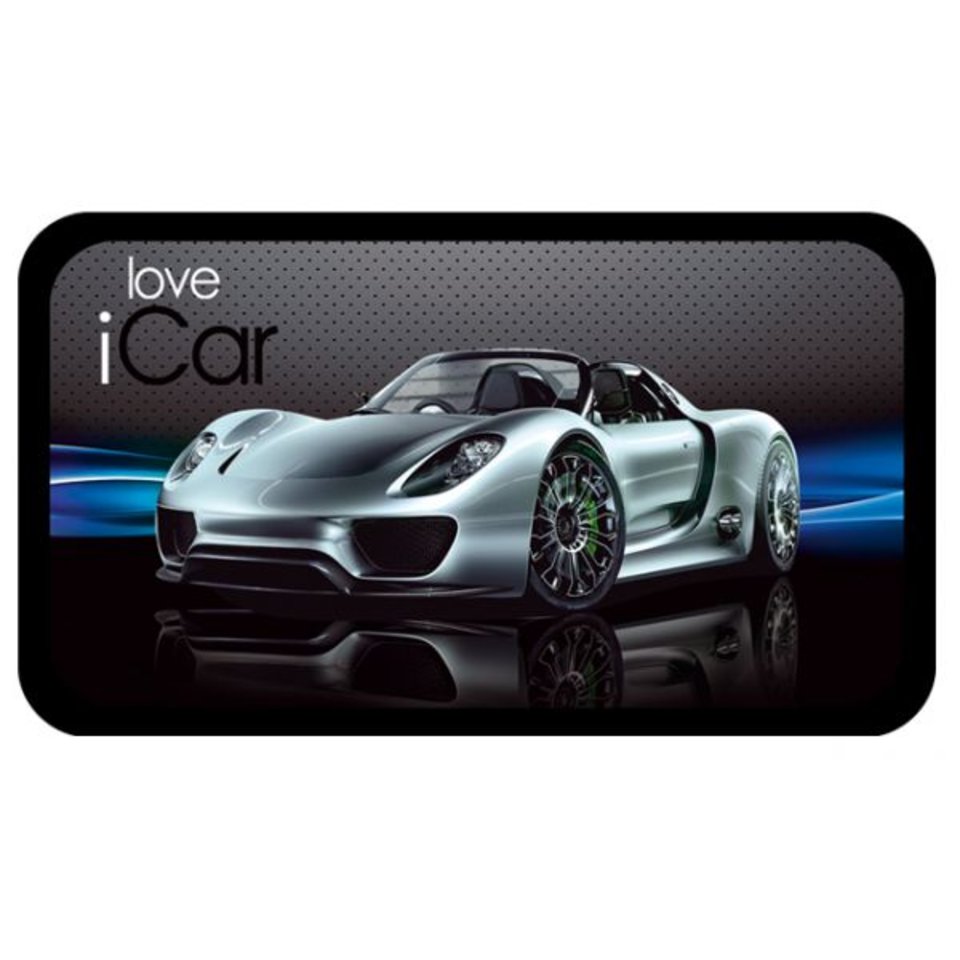 пенал для мальчика ПК12-11 Оникс Серебристое авто 3 отделения