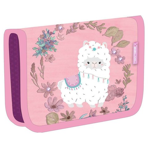 пенал для девочки Llama с 2 планками 335-74/819 Belmil