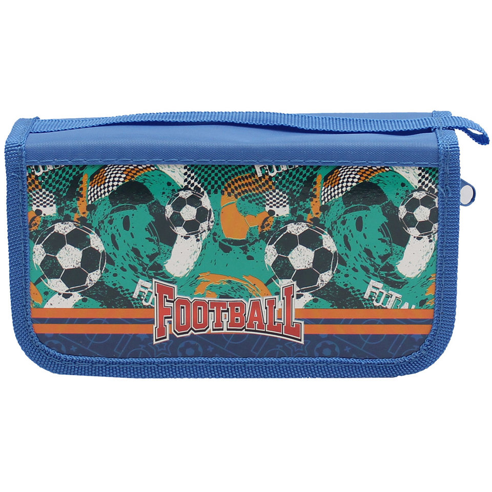 пенал Зеленый футбол 3 отделения ПН-5721