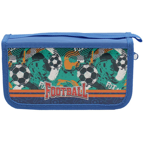 пенал Зеленый футбол 3 отделения ПН-5721