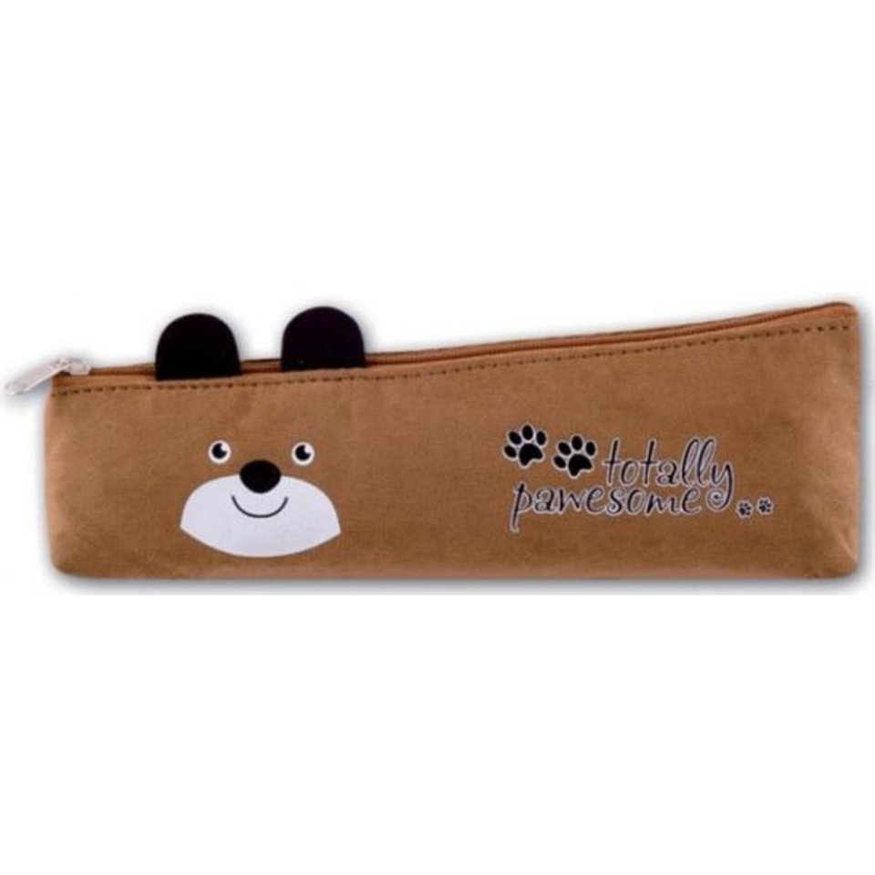 косметичка для мальчика Бурый мишка ткань 44135