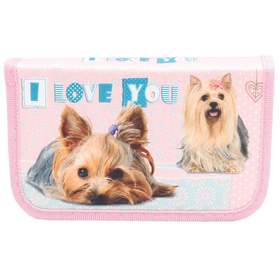 пенал Терьер на розовом ПН-5917