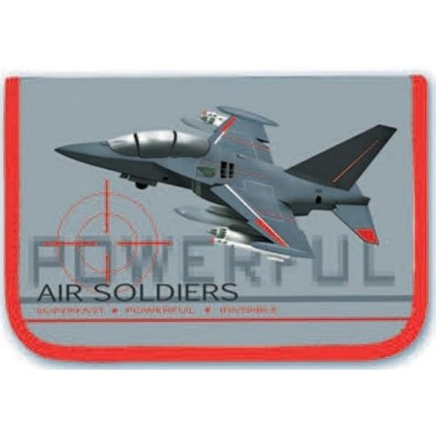 пенал для мальчика Самолет с откидной планкой 43303