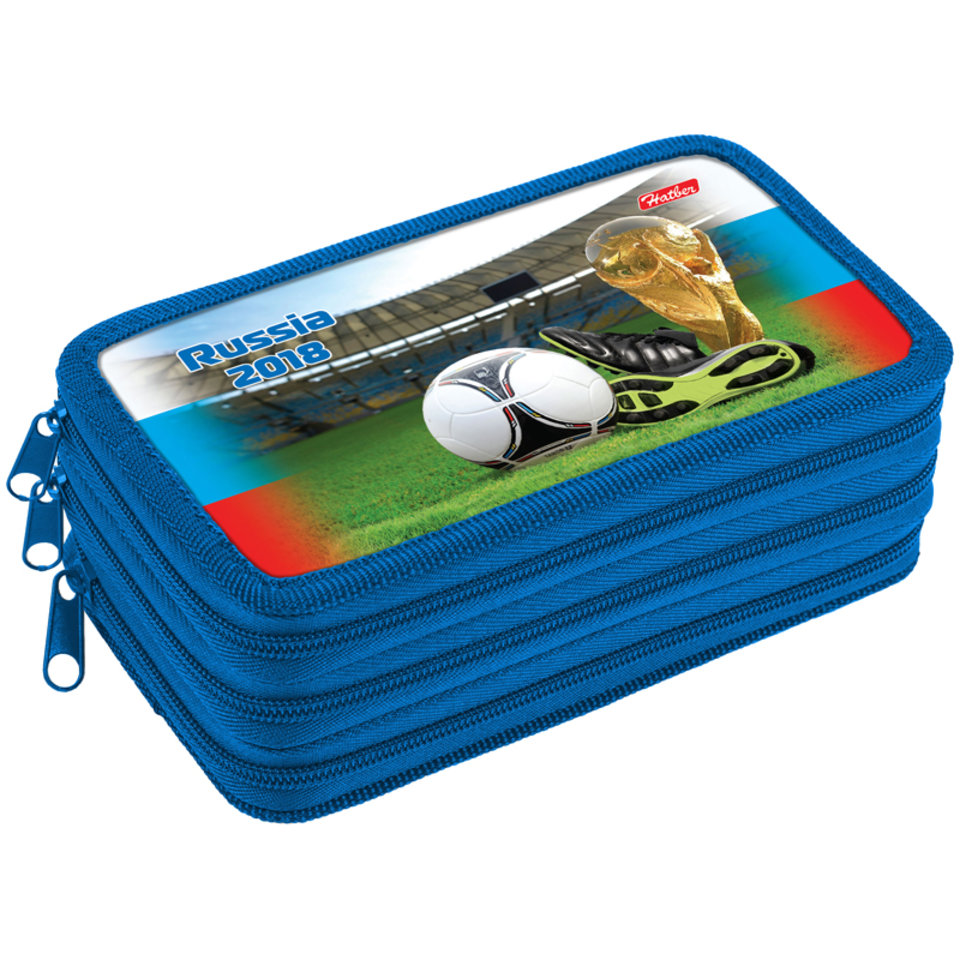 пенал для мальчика Football 3 отделения NPn 31034