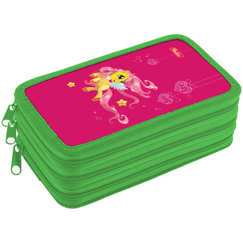 пенал для девочки Fairy pony 3 отделения NPn 31044