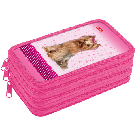 пенал для девочки Dog style 3 отделения NPn 31025