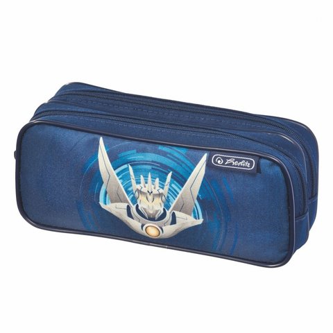 косметичка для мальчика 11438207 HERLITZ Boys Робот 2 молнии