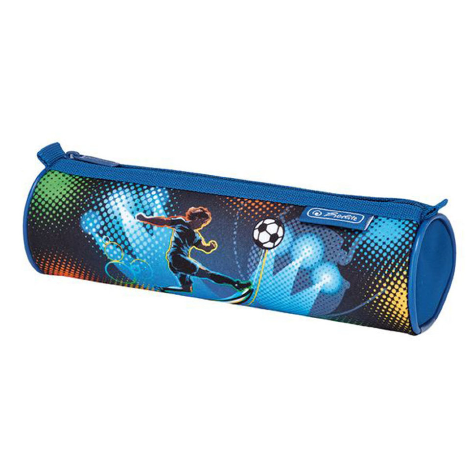 косметичка для мальчика 50008698 HERLITZ Boys Футбол 1 молния