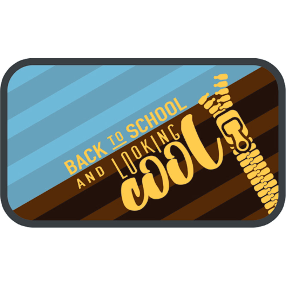 пенал BG Looking cool 2 отделения 4416