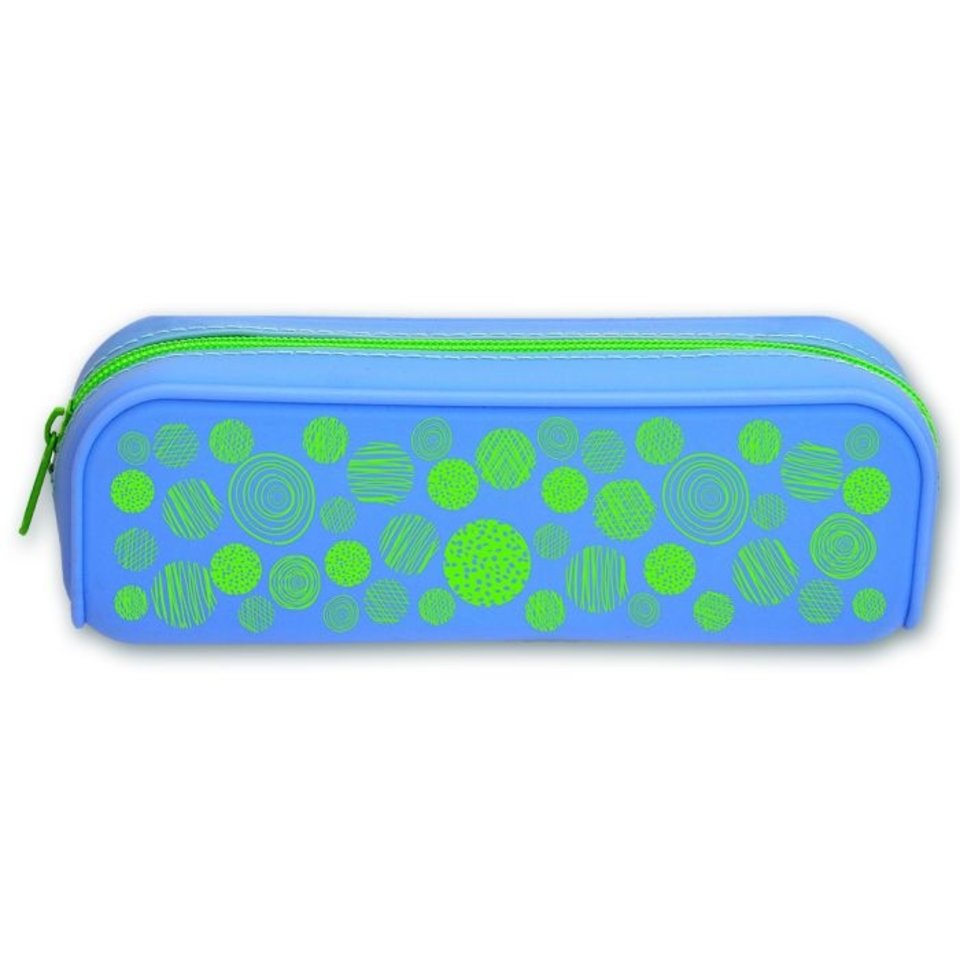 косметичка для девочки Круги голубой 46157