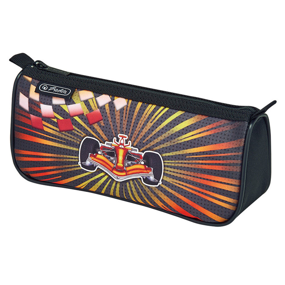 косметичка для мальчика 50008650 HERLITZ Sport Boys Авто 1 молния