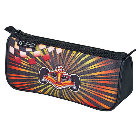 косметичка для мальчика 50008650 HERLITZ Sport Boys Авто 1 молния