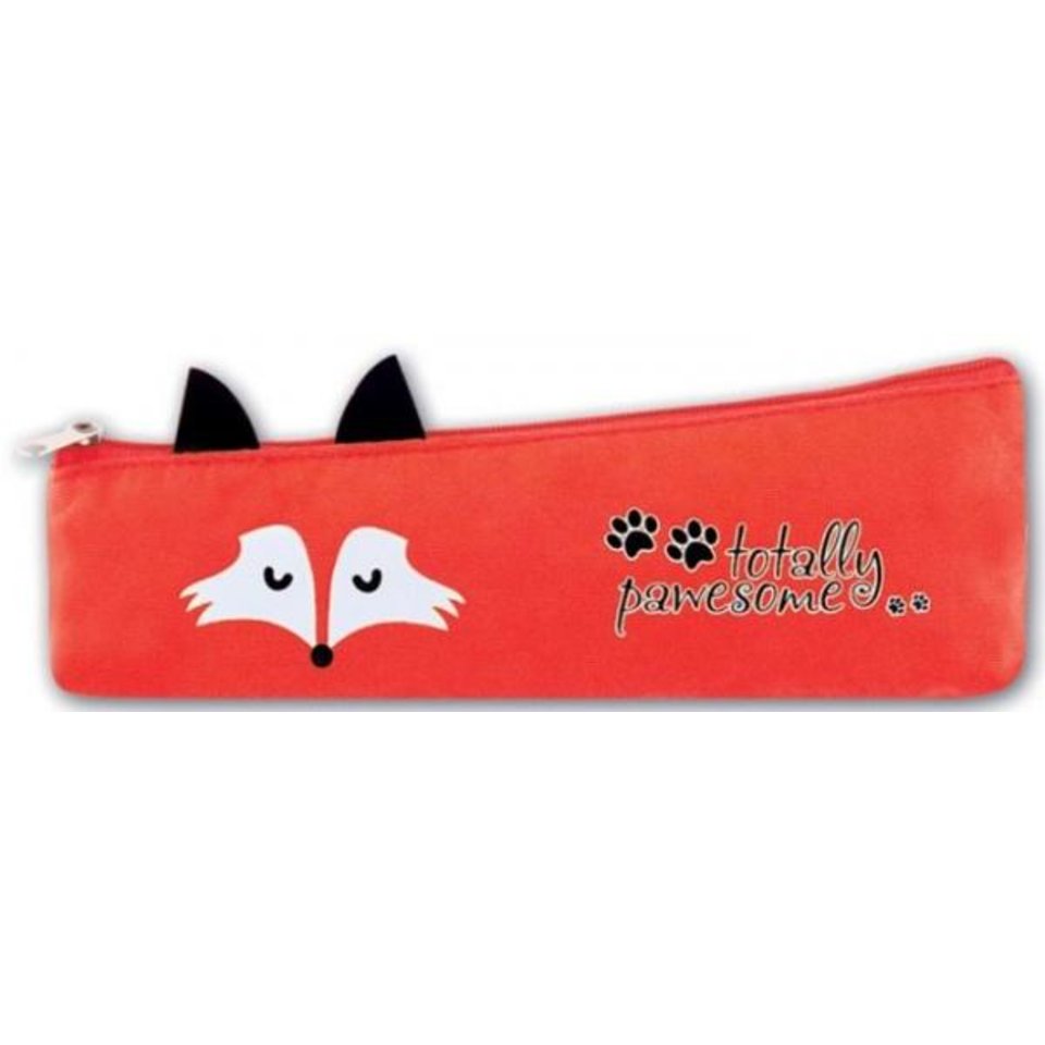 косметичка для девочки Рыжая лисичка ткань 44133