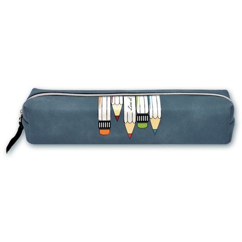 косметичка универсальная Карандаши на сером 46561