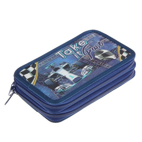 пенал ПК11-3D Оникс Формула на джинсе 2 отделения